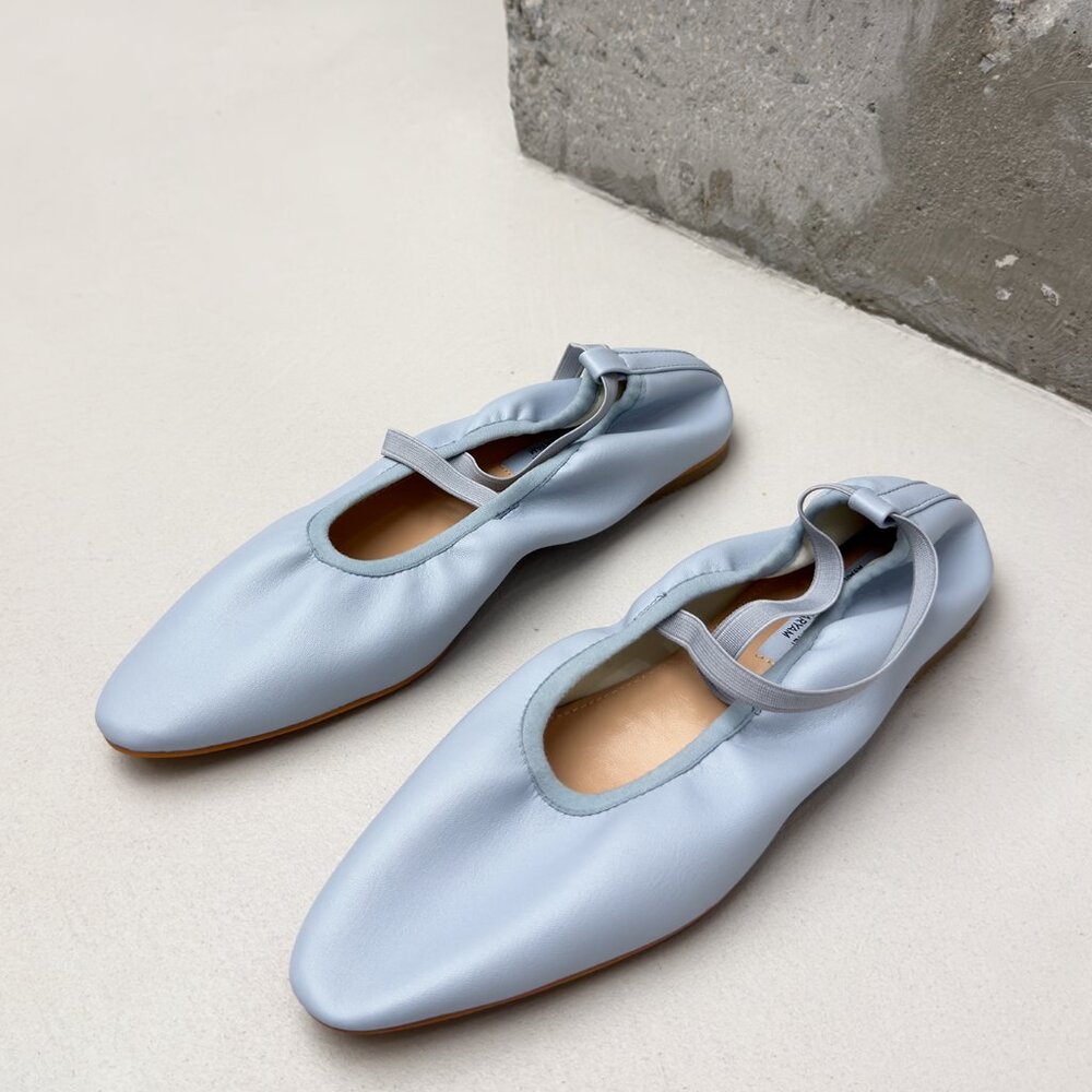 Simonett Baby Blue Ballerina Flats Size 9Blue / 9